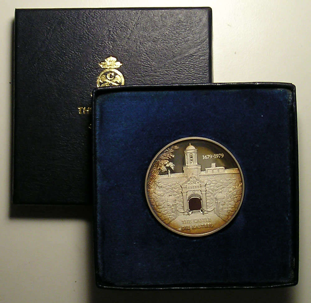 Tercentenary (1697-1997) of the Cape Town Castle Cased Silver Medal