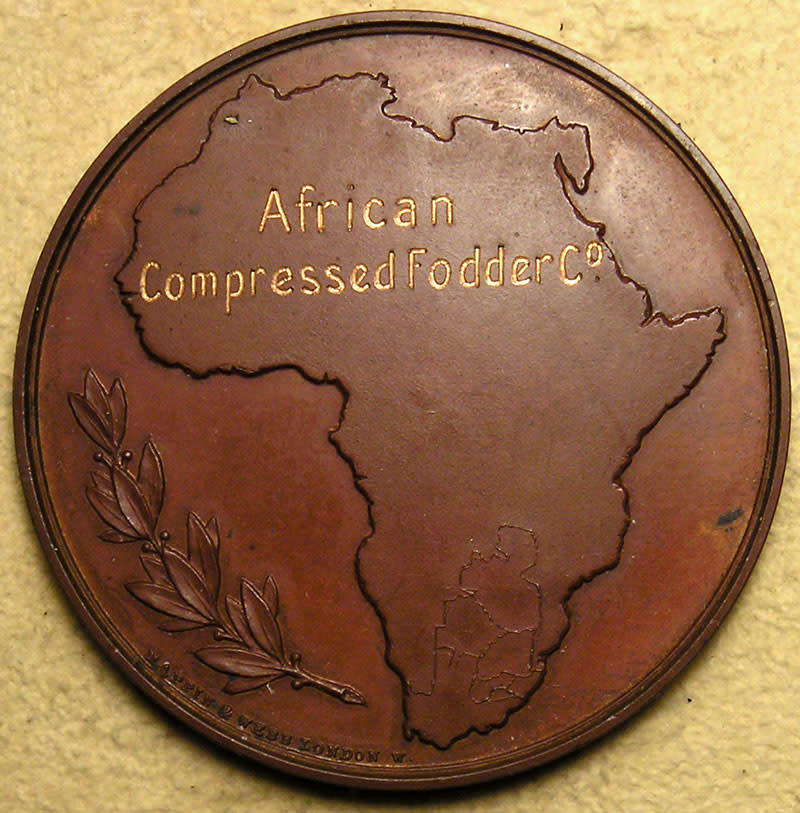 Great Britain: 1907 South African Products Exhibition London, Large Cased Award Medal