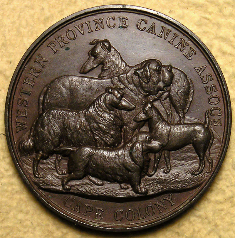 Cape Colony: 1903 Western Province Canine Association Award Medal
