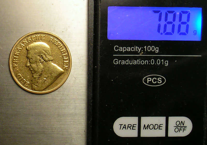 ZAR: 1897 Paul Kruger Gold Pond