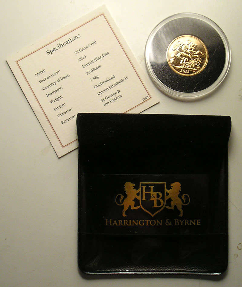 Great Britain: 2019 Queen Elizabeth II Gold Sovereign