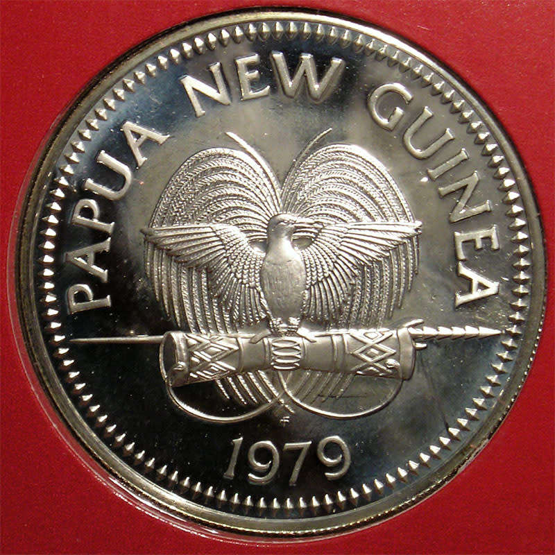 Papua New Guinea: 1979 Proof Silver 10 Kina * 1.23 Troy Oz *