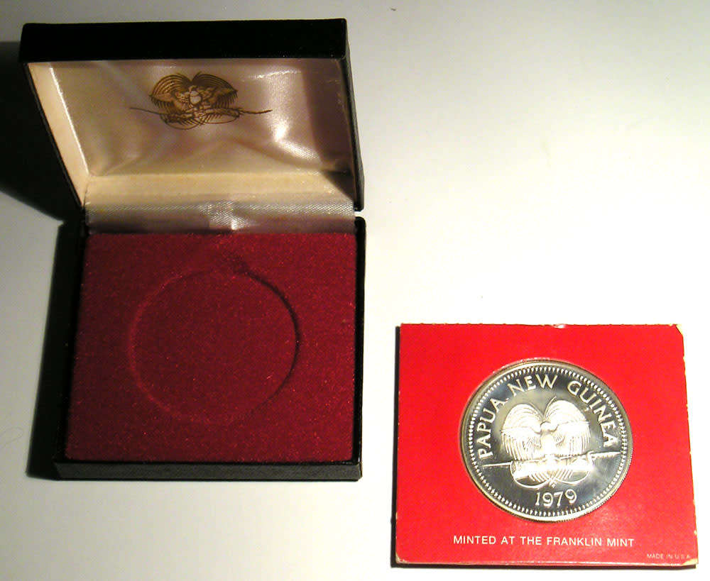 Papua New Guinea: 1979 Proof Silver 10 Kina * 1.23 Troy Oz *