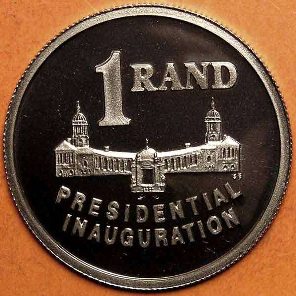 1994 Presidential Inauguration Silver Rand in Case * PROOF*