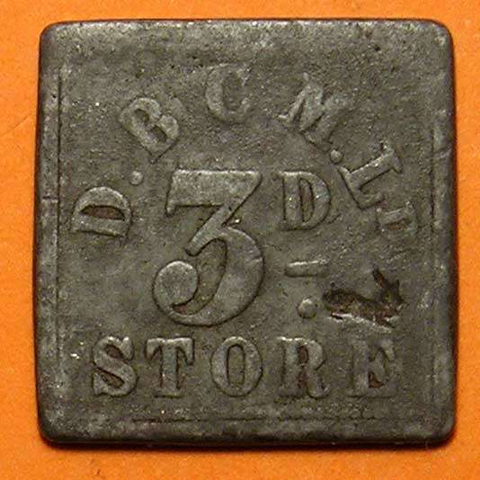 De Beers Consolidated Mines 3d Token for Wesselton