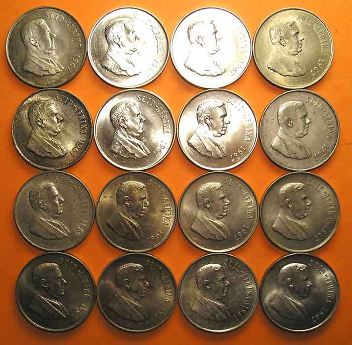 Silver Rand 1967-A (Bid per Coin 16 Available)