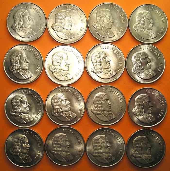 Silver Rand 1966-A (Bid per Coin 16 Available)