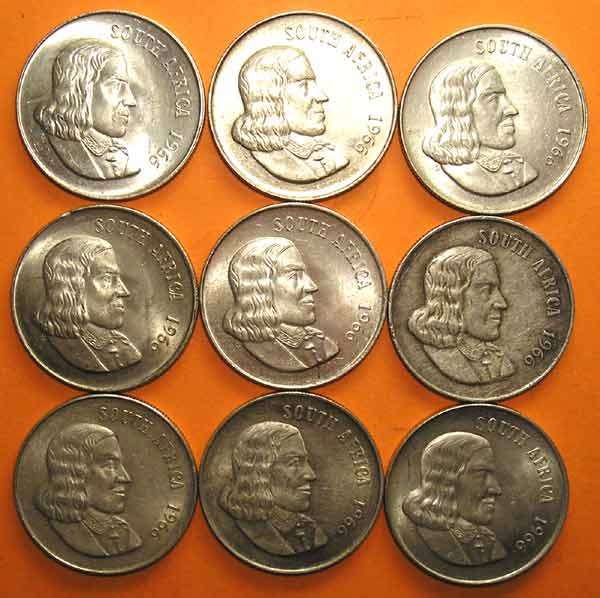 Silver Rand 1966-E (Bid per Coin 9 Available)