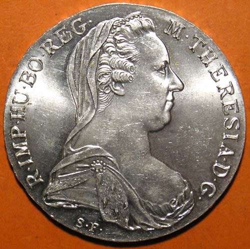 Austria: 1780.X Maria Theresa Silver Thaler Restrike