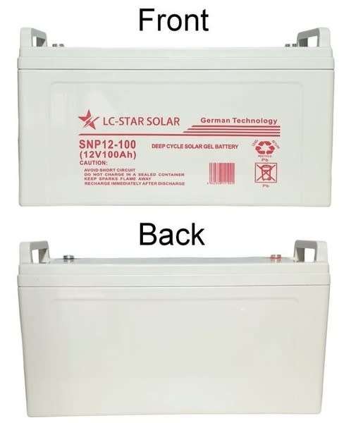 LC- Star 12V 100AH Deep Cycle Solar Gel Battery