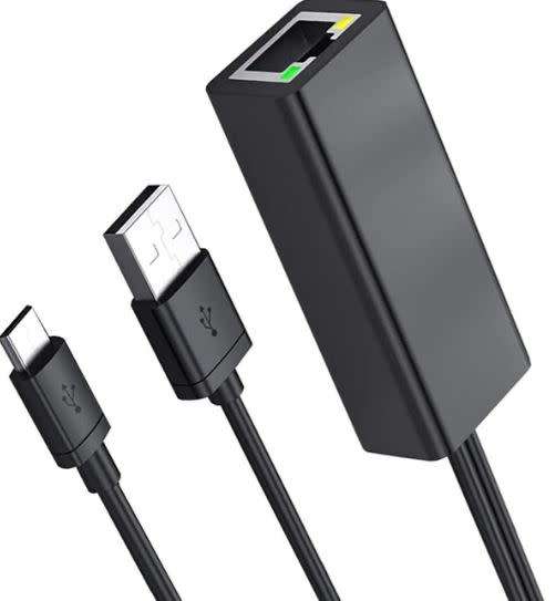 SE-L156 Ethernet Adapter For Fire Tv Stick Micro USB To Rj45 Cable1M