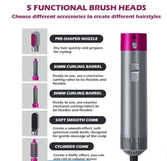 Hot air styler 5 in 1 TP-5+1