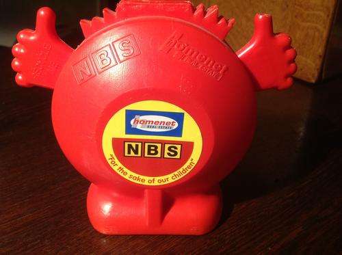 NBS Bank money box / savings bank - plastic