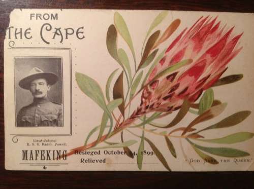 Picture postcard - Boer war - Siege card (Mafeking)