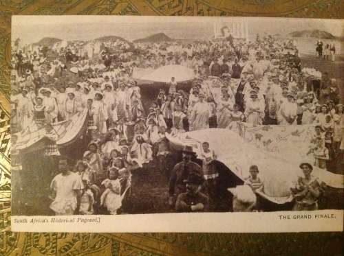 Picture postcard - Mazawattee tea advertising cards - 6 South African Historical Pageant cards