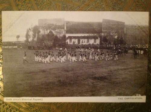 Picture postcard - Mazawattee tea advertising cards - 6 South African Historical Pageant cards