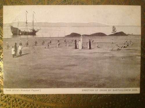 Picture postcard - Mazawattee tea advertising cards - 6 South African Historical Pageant cards