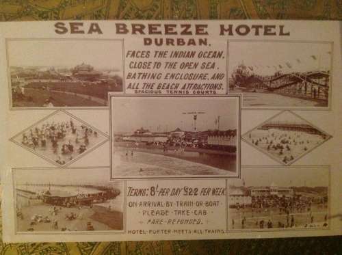 Picture postcard - Durban - Sea Breeze Hotel