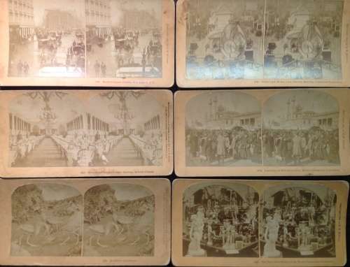 Stereo photographs (x 55 - worldwide)