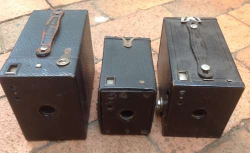 Vintage Kodak Box Cameras (x3) (MEC88)