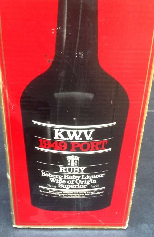 Vintage 1949 KWV Ruby Port (In original box)