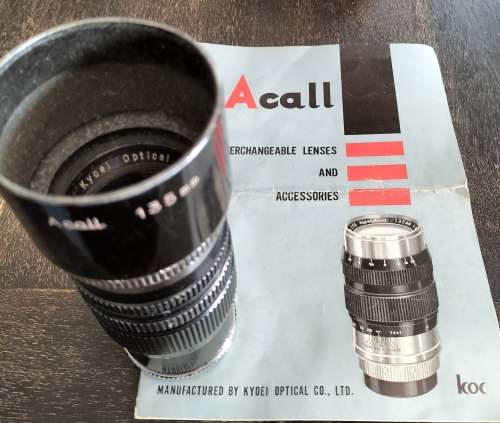 Acall telephoto lens 135mm