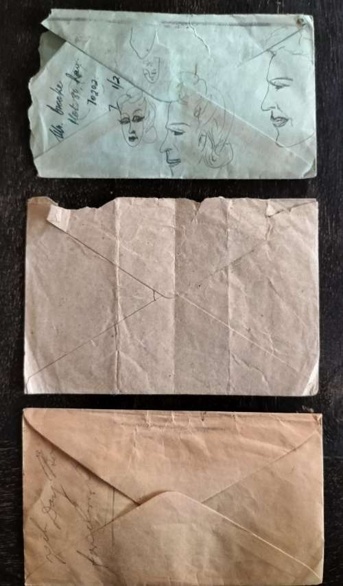 World War II philately - 3 envelopes