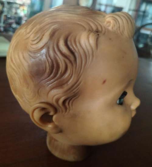 Vintage Rubber dolls head