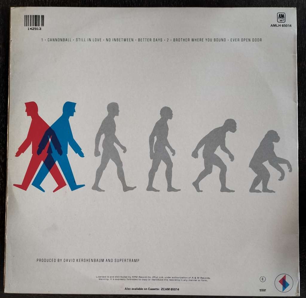 Vintage Vinyl / LP - Supertramp- Brother where you bound