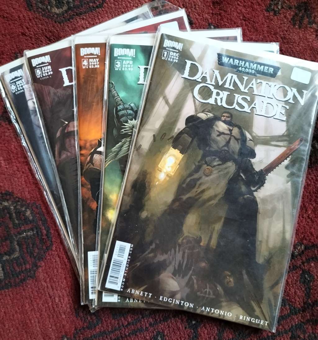 Vintage Comic books - Damnation Crusade (No 1 to No 6)