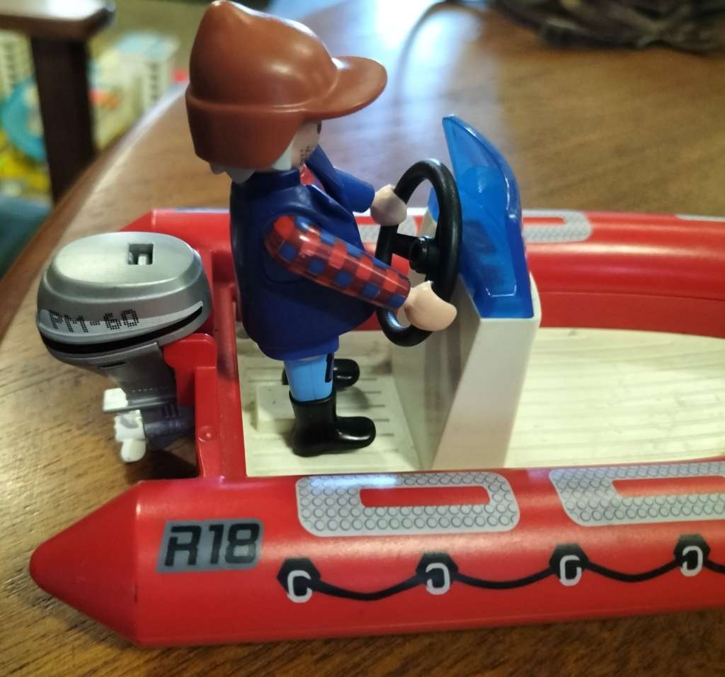 Playmobil motor boat (2015)