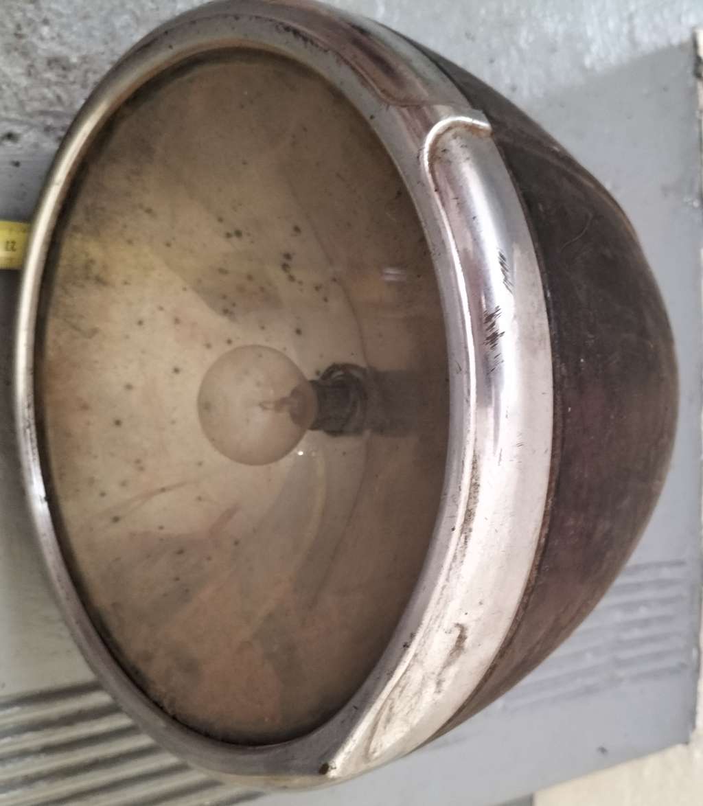 Vintage car headlight for restoration or repurposing