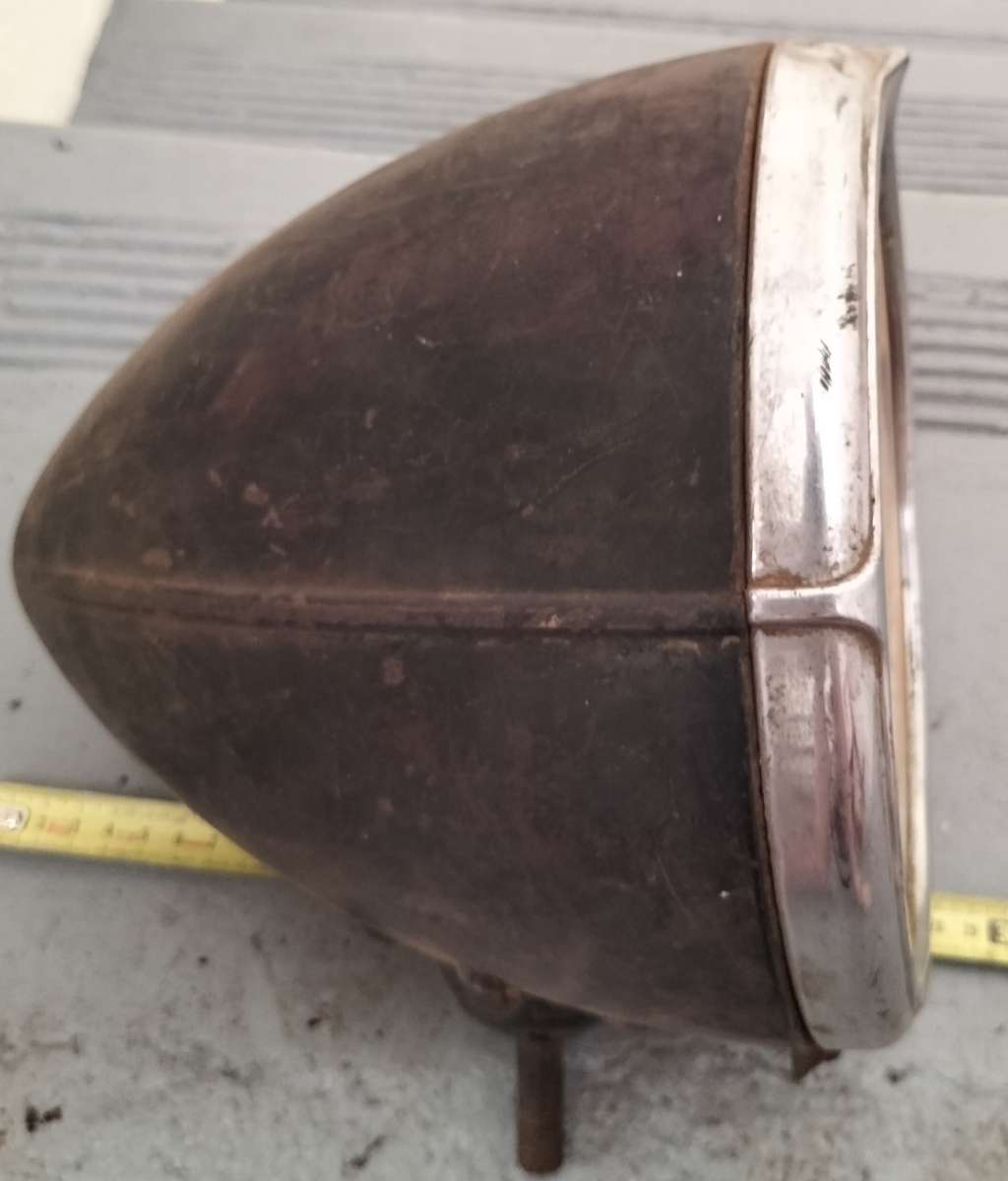 Vintage car headlight for restoration or repurposing