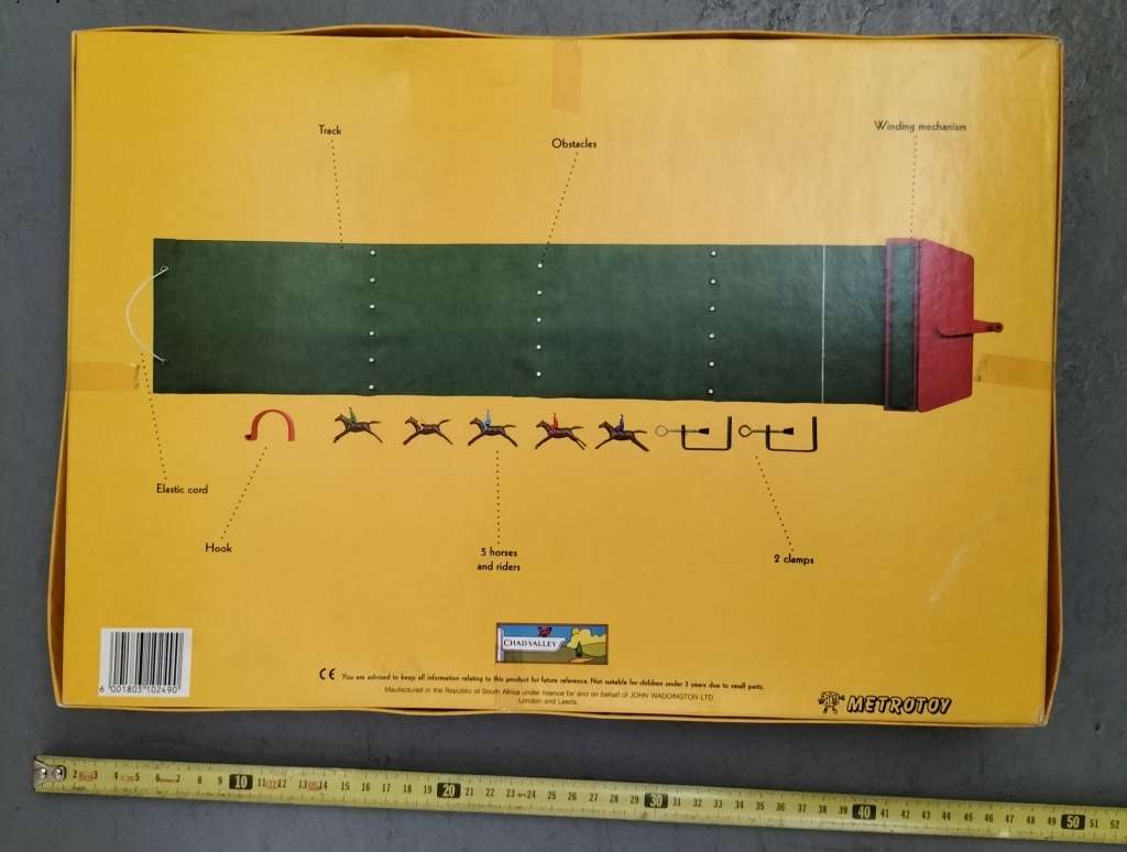 Vintage toy - Escalado - horse racing board game (New old stock)