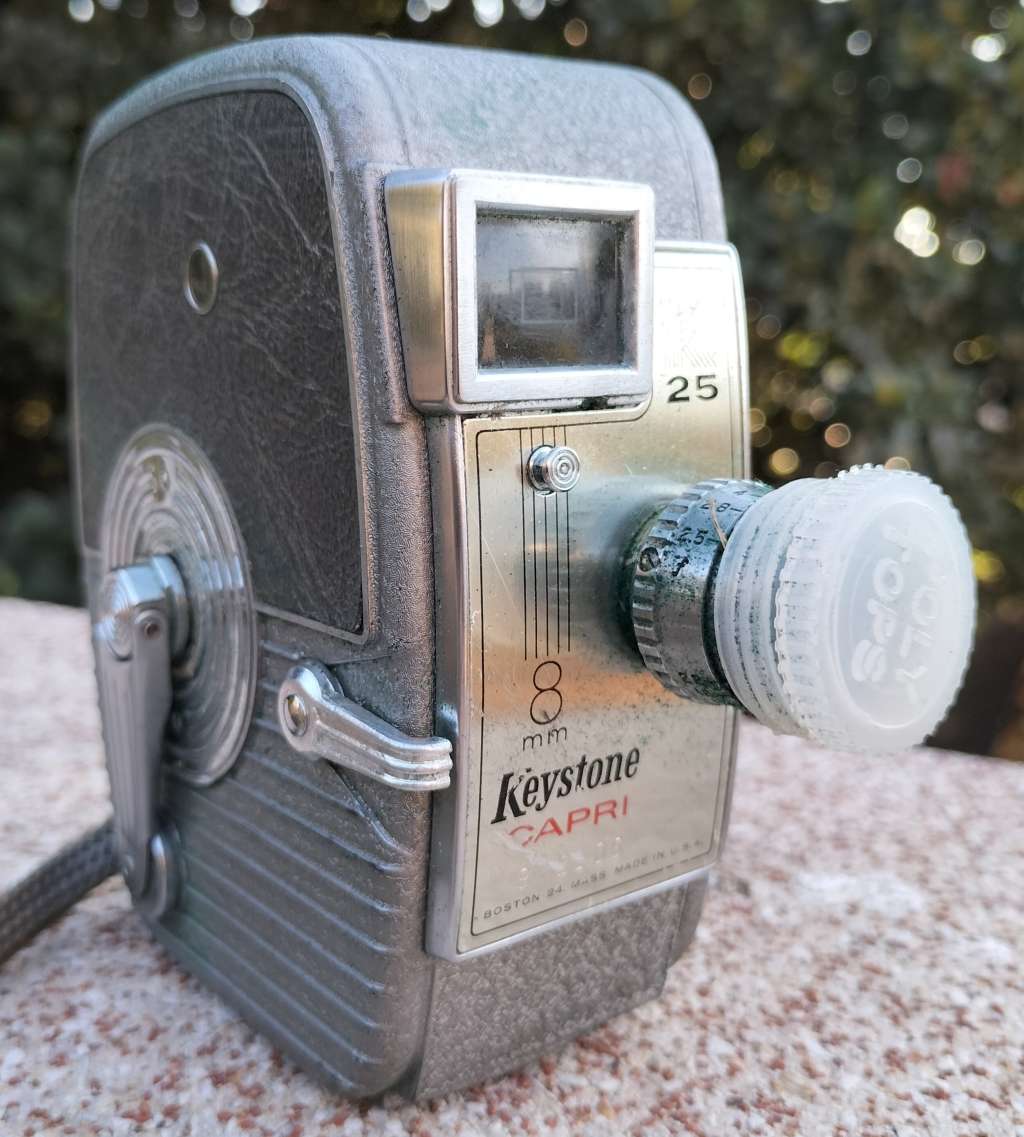 Vintage Keystone 8mm movie camera in original box