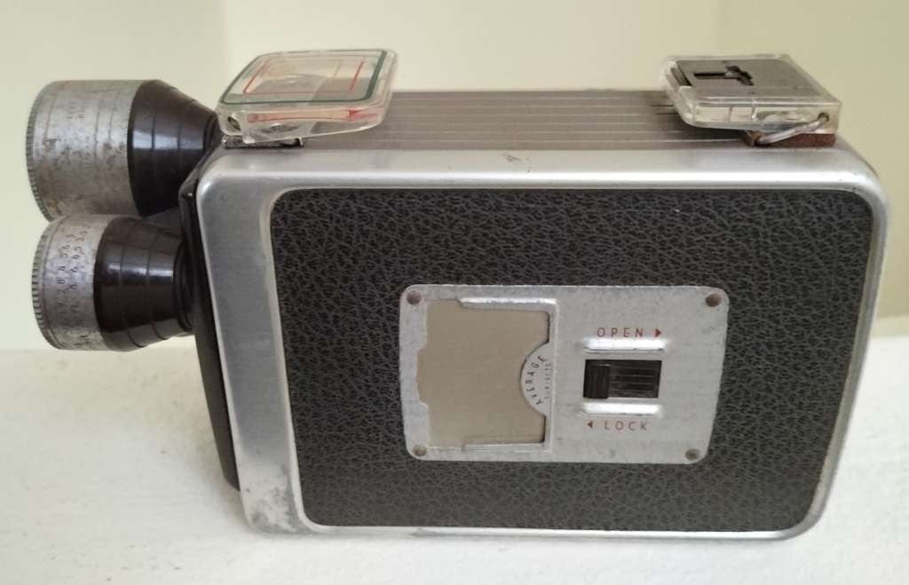 Vintage 3 lens Kodak 8mm movie camera