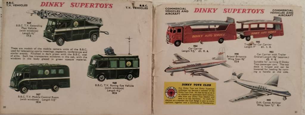 Dinky Toy Collector`s Catalogue (1960))