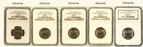 1994 Presidential Inauguration Set ***** Crazy R 1 Start ***** Set 3