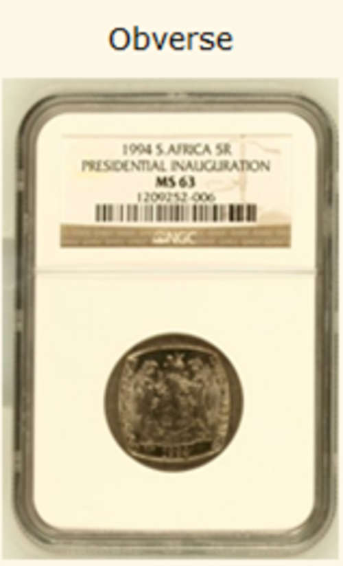 1994 Presidential Inauguration MS 63  ***** Crazy R 1 Start *****