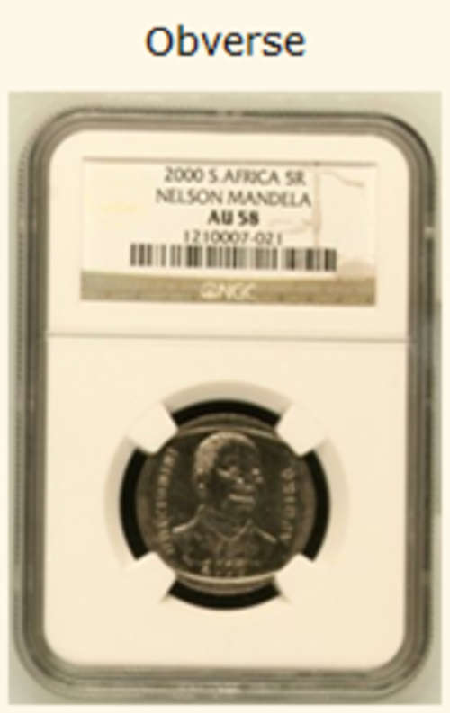 2000 Mandela R5 Coin Set  ***** Crazy R 1 Start ***** AU58