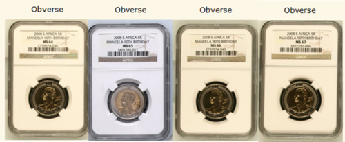 2008 Mandela 90th Birthday R5 Coin Set  ***** Crazy R 1 Start ***** Set 12