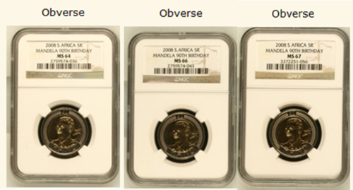 2008 Mandela 90th Birthday R5 Coin Set  ***** Crazy R 1 Start ***** Set 16