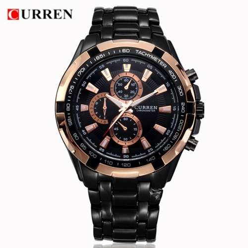 Curren Mens Luxury Quality Watch {Silver/Blue}{Black/Gold}  (No WatchBox)