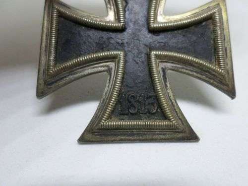 WWII 1939 Iron Cross 2nd Class, Maker Marked Ring 128
