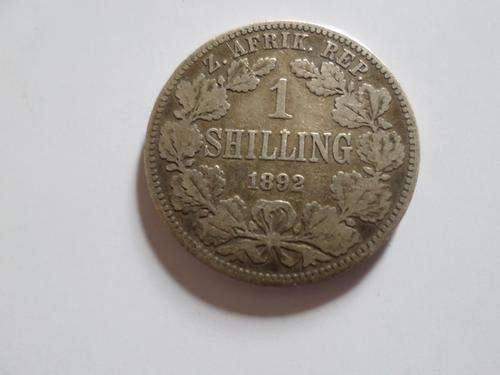 South African 1892 one shilling very rare
