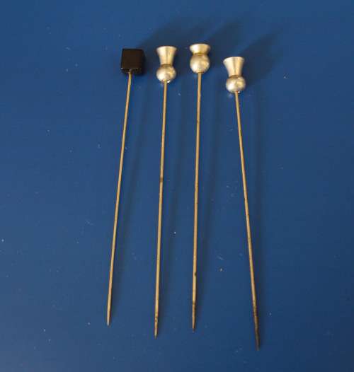 Four Vintage Hat Pins