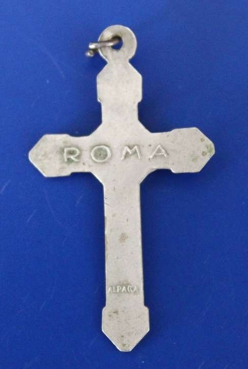 Alpacca Silver Roma Cross Pendant