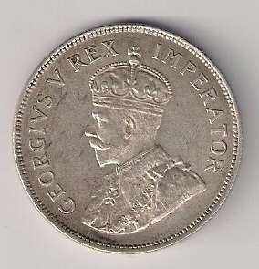SA Union 1936 Silver 2 1/2 Shillings in Excellent Condition. AU
