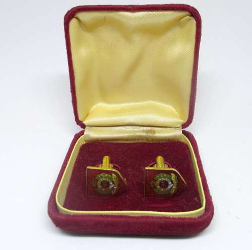 ERII Royal Engineers Cufflinks, still in original box.