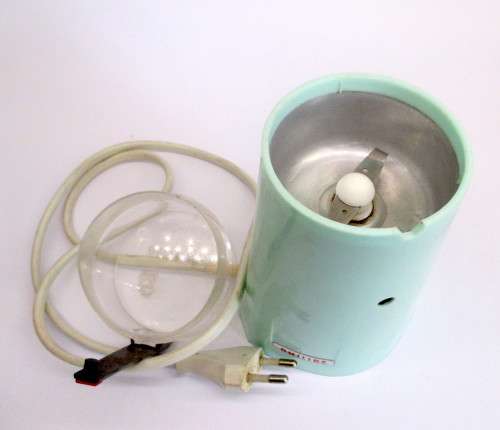 Vintage Philips Pastel Green 60s / 70s Coffee Grinder Sixties Retro // Philips HM3210. Working.